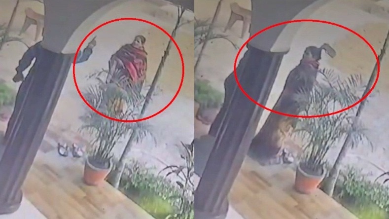 देवरिया में महिला ने प्रधान को पीटा 