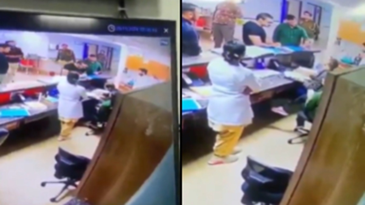 अस्पताल में आईपीएस ने किया हंगामा