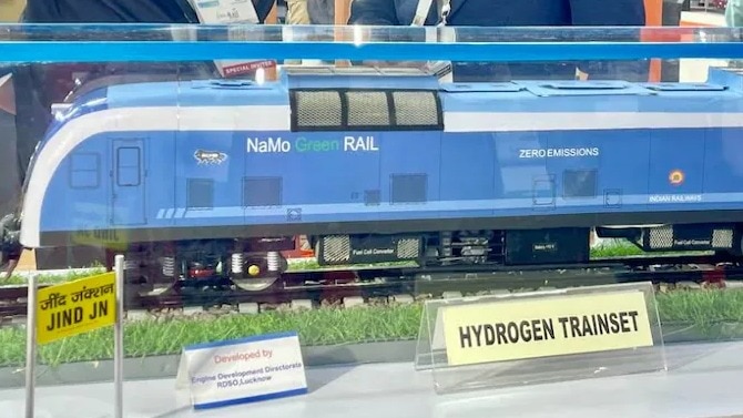 Hydrogen powered train
