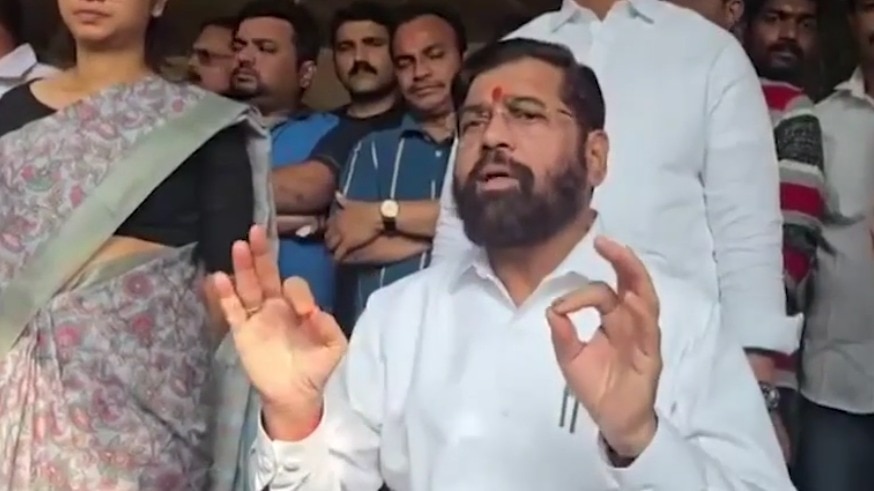 महाराष्ट्र के कार्यवाहक मुख्यमंत्री एकनाथ शिंदे ने सतारा में मीडिया बातचीत में कई सवालों के जवाब दिए