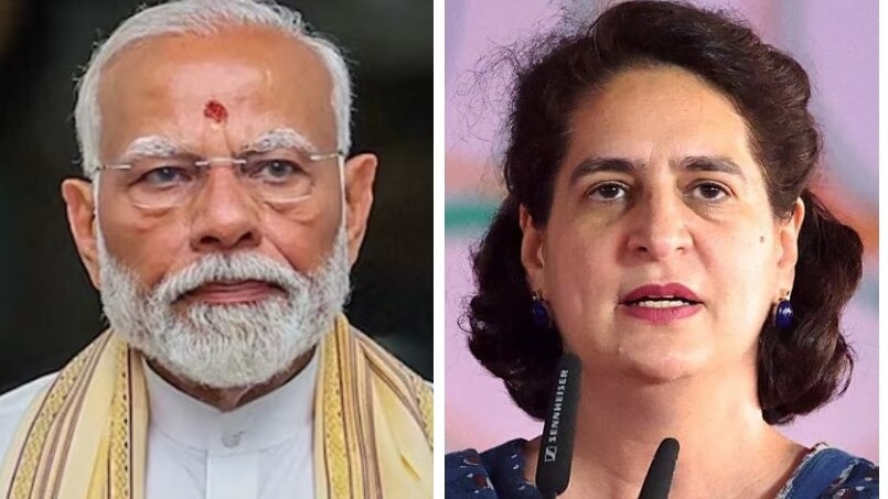 प्रधानमंत्री नरेंद्र मोदी को सीट नंबर 1 तो प्रियंका गांधी वाड्रा को मिली सीट नंबर 517