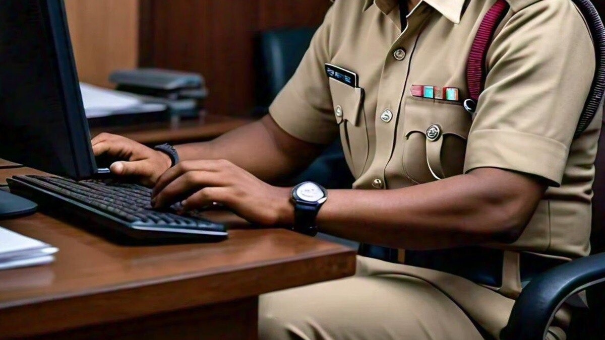  कांस्टेबल ने सरकारी कंप्यूटर से डिलीट किया जरूरी डेटा (ai image)