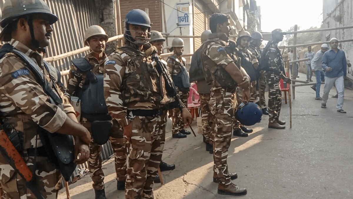 संभल में सुरक्षा व्यवस्था सख्त 