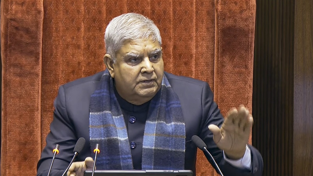 उपराष्ट्रपति और राज्यसभा के सभापति जगदीप धनखड़ (फोटोः PTI)