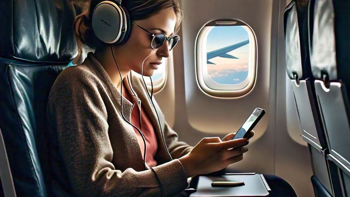 हवाई जहाज में फ्लाइट मोड में क्यों रखना पड़ता है फोन (फोटो - AI जेनरेटेड)