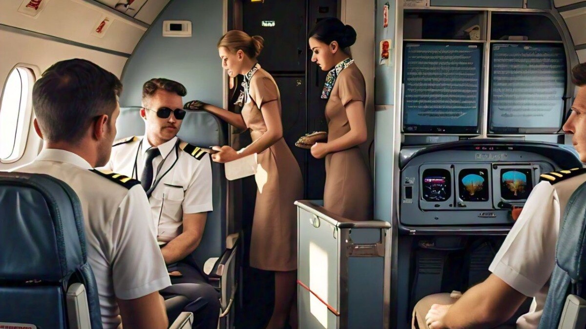 हवाई जहाज में आने वाली रहस्यमयी आवाज का सच (फोटो - AI जेनरेटेड)