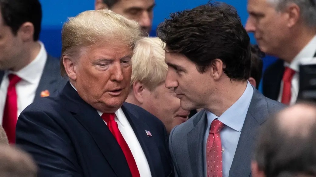 डोनाल्ड ट्रंप और जस्टिन ट्रूडो