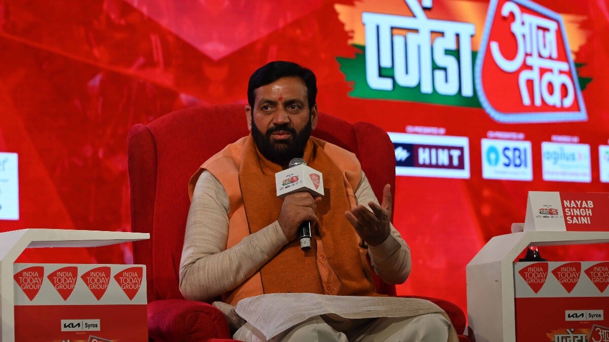 Nayab Singh Saini, Chief Minister, Haryana (Photo Credit-Arun Kumar)