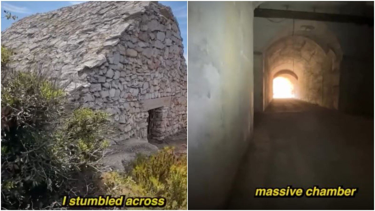 पहाड़ पर मिली रहस्यमयी झोपड़ी, अंदर घुसा तो सुरंग के रास्ते पहुंचा 'दूसरी दुनिया', Video