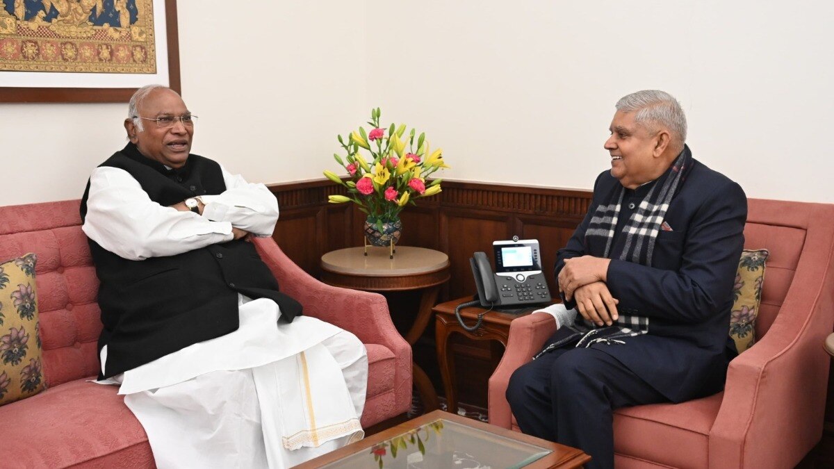 जगदीप धनखड़ से मिले मल्लिकार्जुन खड़गे. 