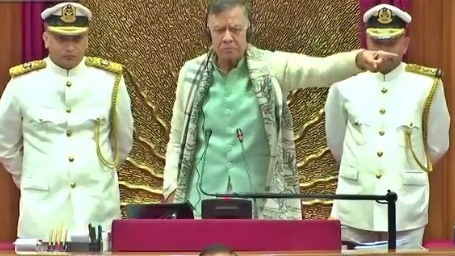 यूपी विधानसभा में नाराज हो गए स्पीकर सतीश महाना