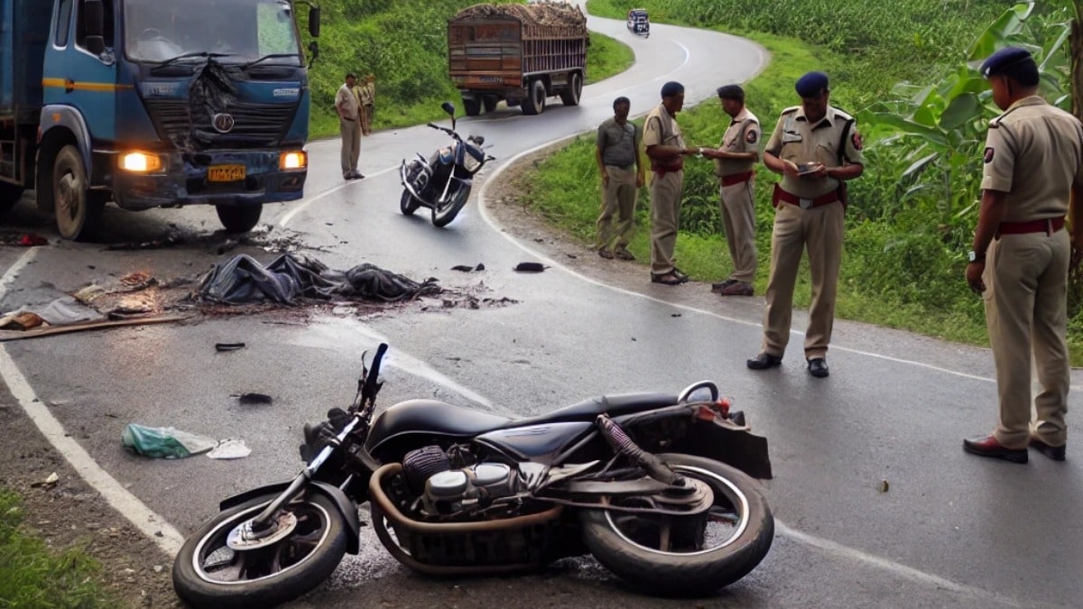 असम के होजई में ट्रक ने बाइक सवार को मारी टक्कर, अमेरिकी महिला पर्यटक की मौत - American female tourist dies after truck hits bike rider in Assam's Hojai lclcn - AajTak