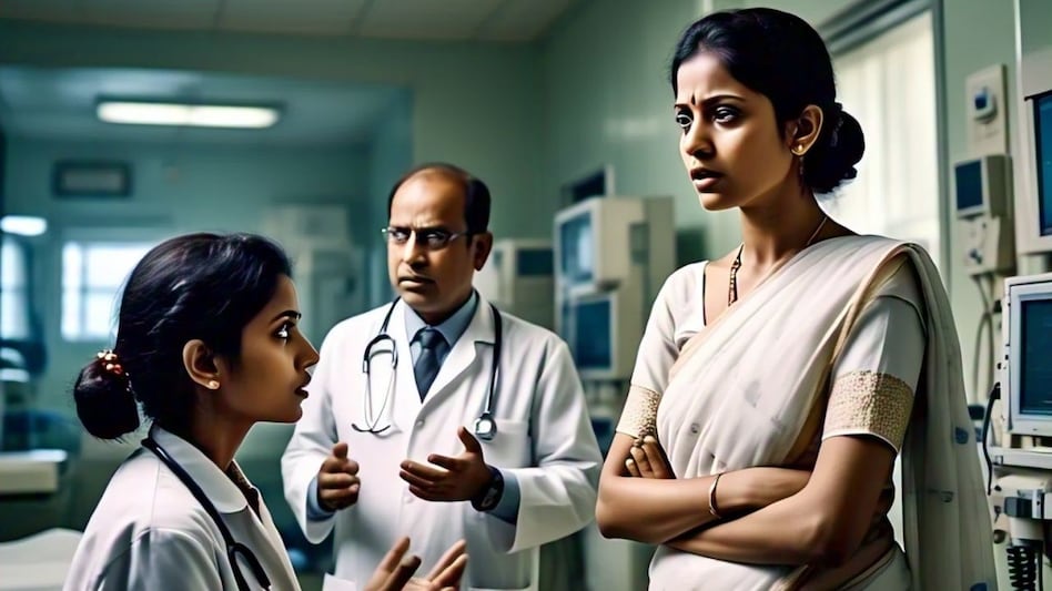 Demand to preserve sperm placed before doctor. (Photo courtesy: META AI) Demand to preserve sperm placed before doctor. (Photo courtesy: META AI)