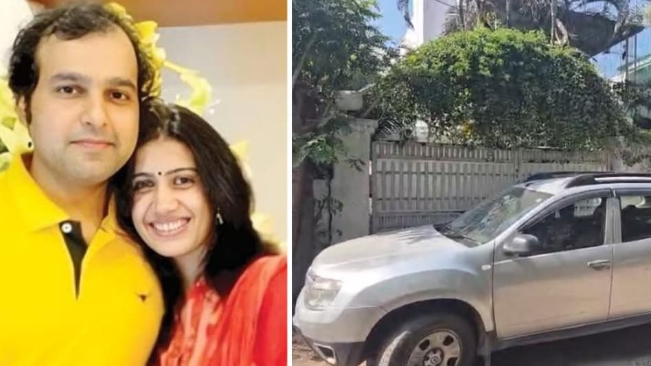 सौरभ शर्मा पत्नी दिव्या के साथ. (फाइल फोटो)