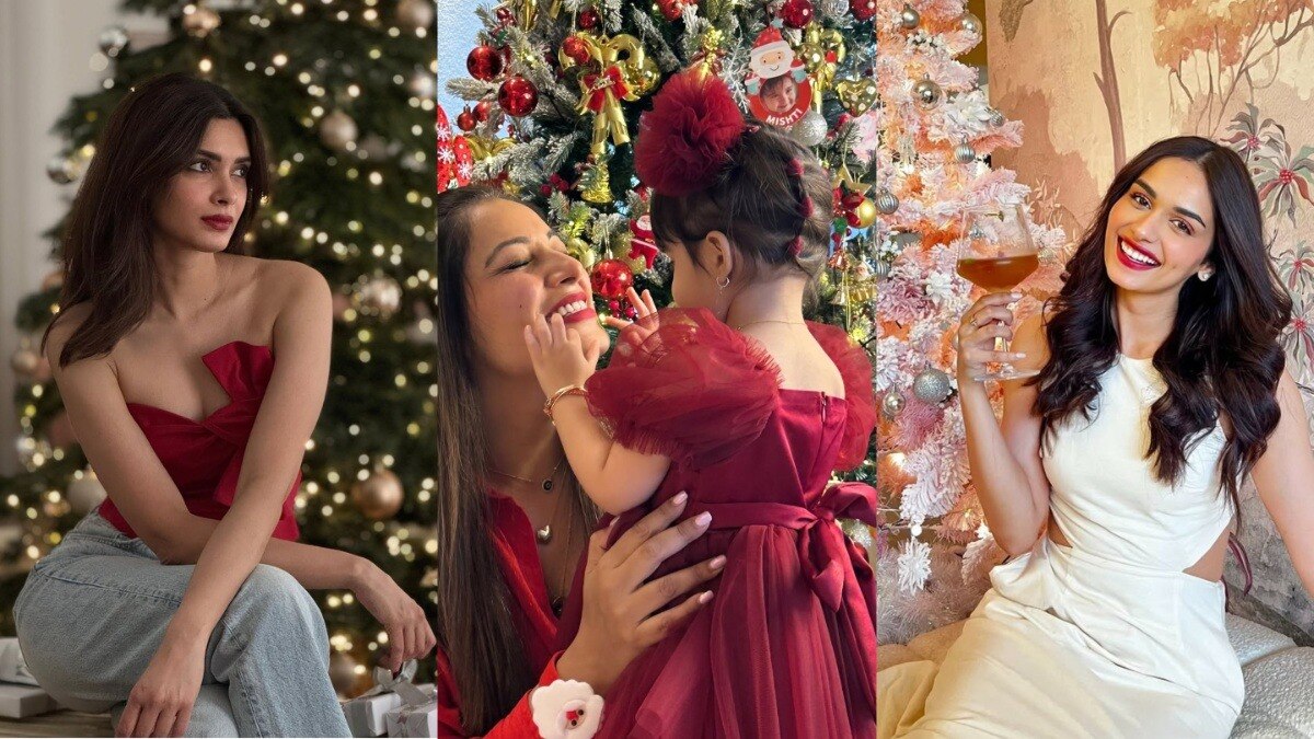 बॉलीवुड एक्ट्रेस ने स्टाइलिश लुक्स में दिए क्रिसमस वाइब्स 