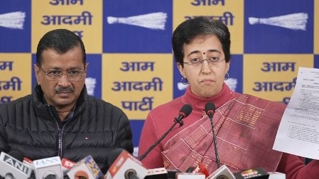 AAP संयोजक अरविंद केजरीवाल और दिल्ली की CM आतिशी