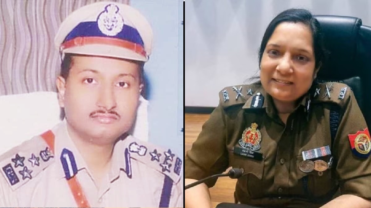 आईपीएस अधिकारी  नीलाब्जा चौधरी और लक्ष्मी सिंह