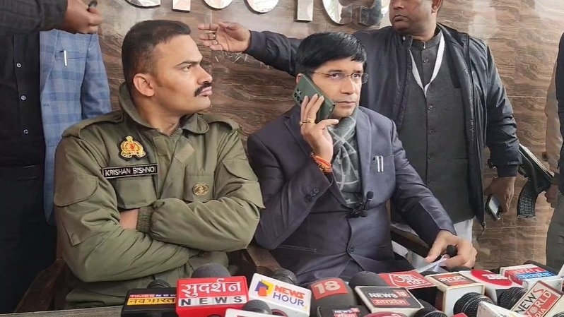 एसपी कृष्ण बिश्नोई की प्रेस कॉन्फ्रेंस