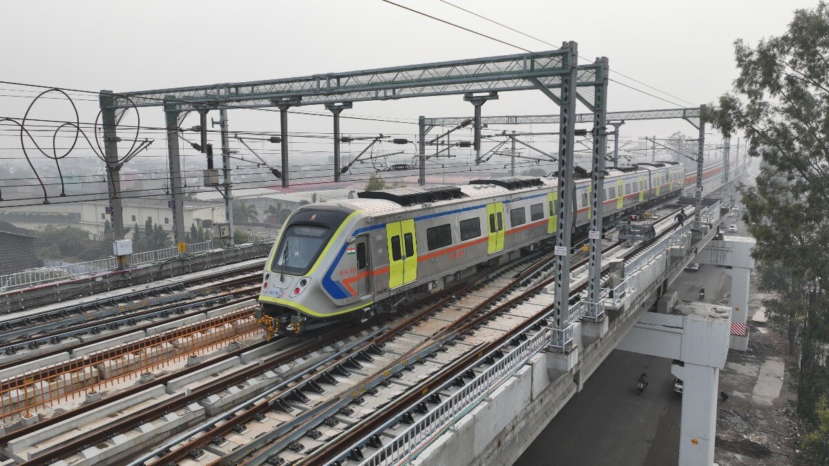 मेरठ मेट्रो का ट्रायल रन शुरू