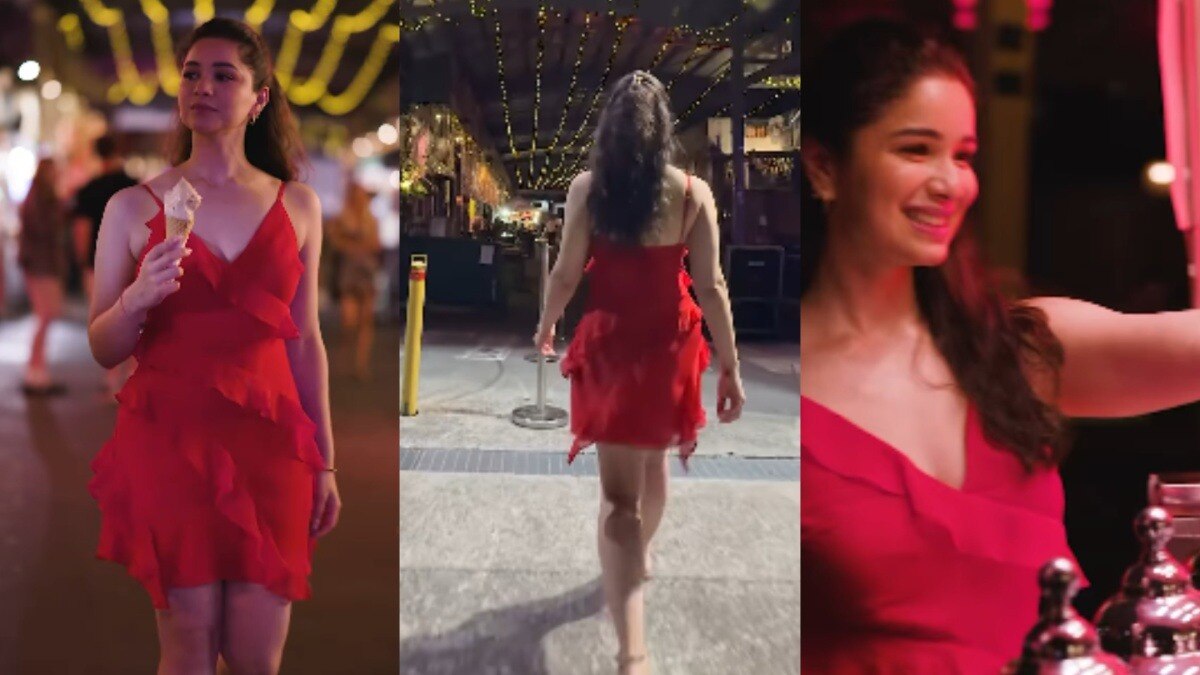 सारा तेंदुलकर रेड ड्रेस में लगीं कमाल