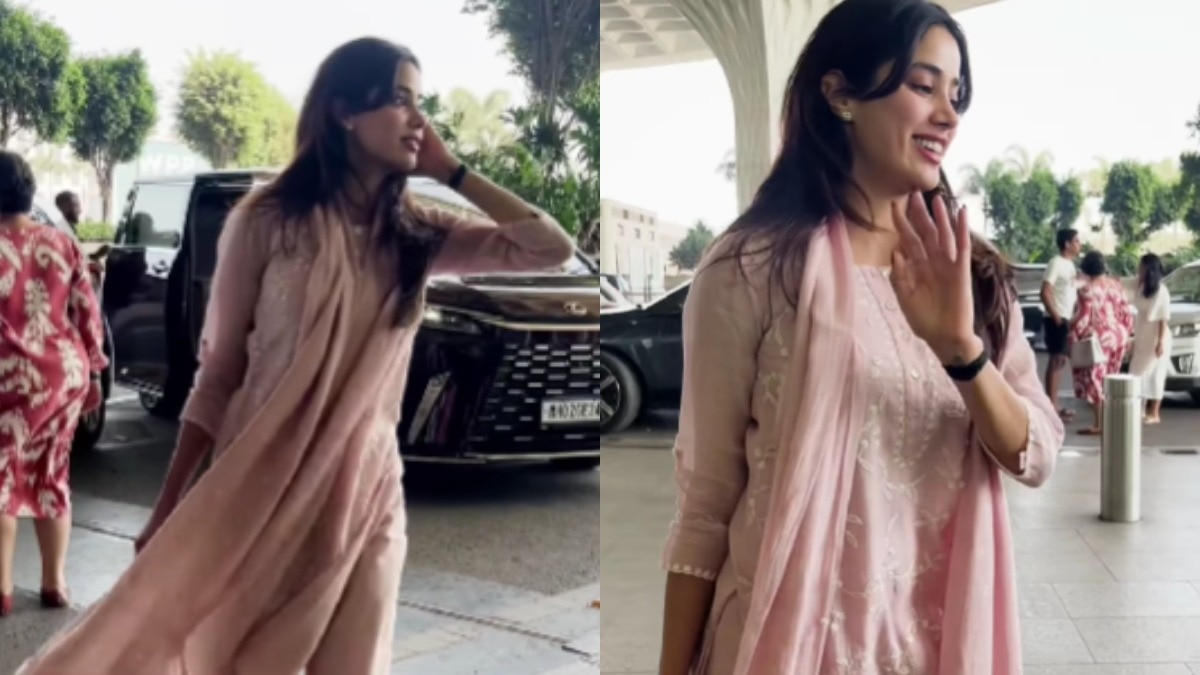 जान्हवी कपूर का ट्रेडिशनल लुक 