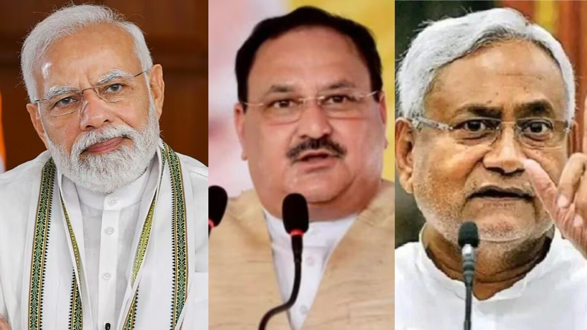 नरेंद्र मोदी, जेपी नड्डा, नीतीश कुमार (फाइल फोटो)