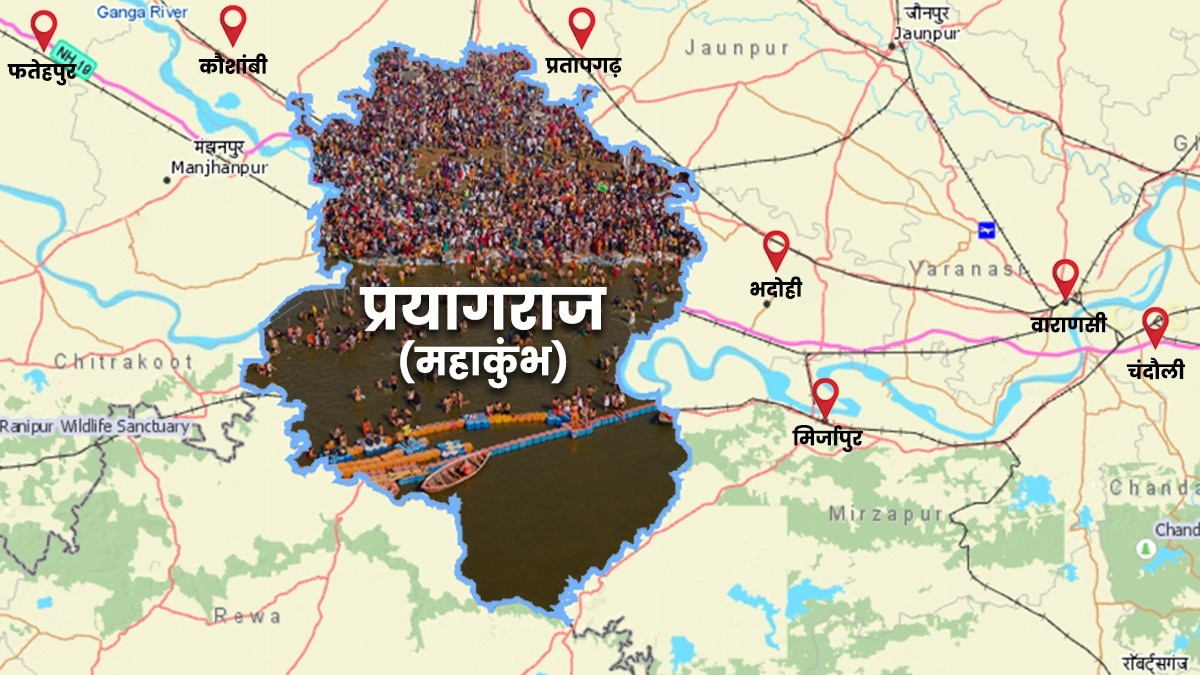 प्रयागराज जाने के लिए कौन सा रूट सही?