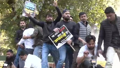 NDLS भगदड़ पर IYC का प्रोटेस्ट