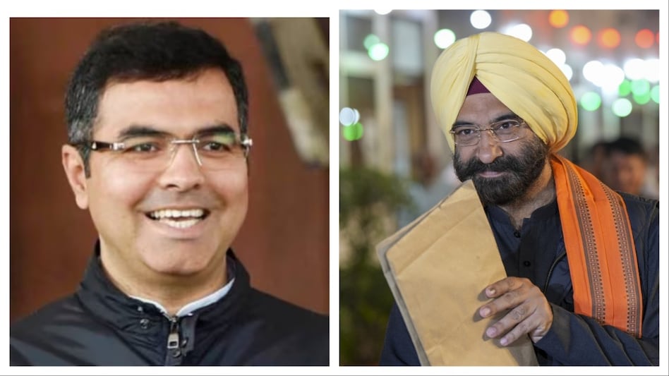 Pravesh Singh Verma, Manjinder Singh Sirsa (L to R) Pravesh Singh Verma, Manjinder Singh Sirsa (L to R)