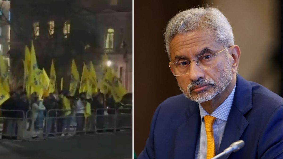 लंदन में जयशंकर की कार को रोकने की कोशिश की गई