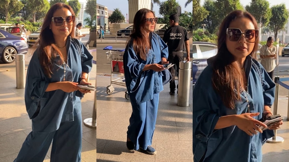 रानी मुखर्जी का क्लासी डेनिम को-ऑर्ड सेट 