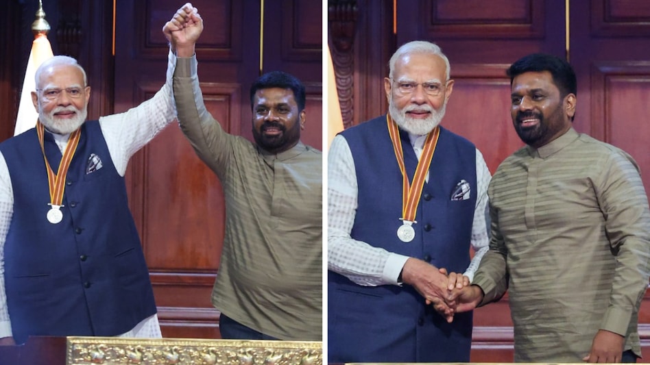 प्रधानमंत्री नरेंद्र मोदी को श्रीलंका के राष्ट्रपति ने सम्मानित किया है.