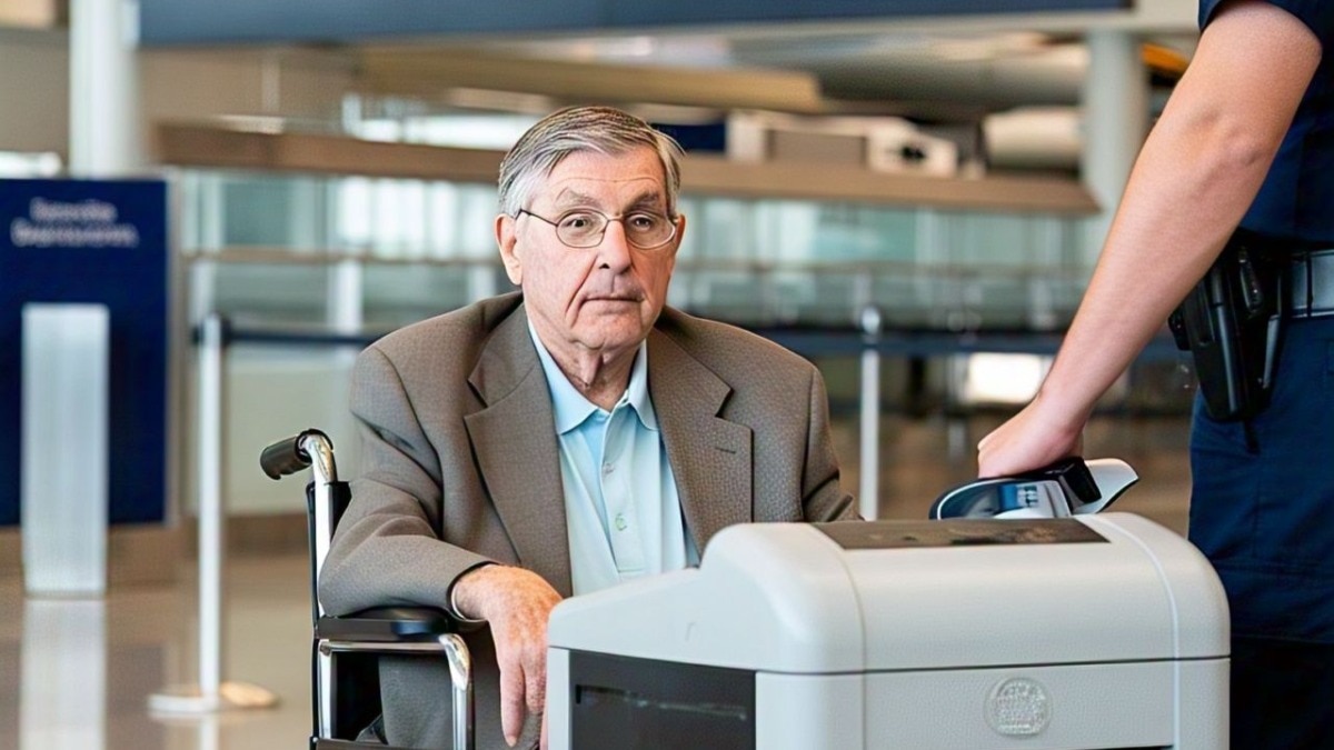 व्हीलचेयर पर बैठे बुजुर्ग के हैंडबैग में एयरहोस्टेस ने देखा कुछ ऐसा, टेकऑफ से ठीक पहले फ्लाइट से उतारा