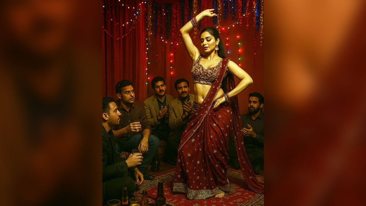 मुजरा पार्टी का भंडाफोड़ (AI-generated images)