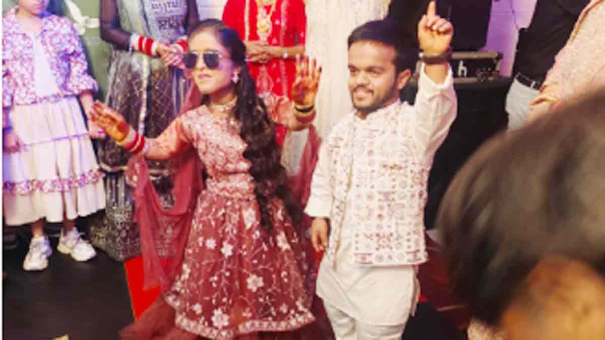 नितिन और आरुषि की हुई धूमधाम से शादी 