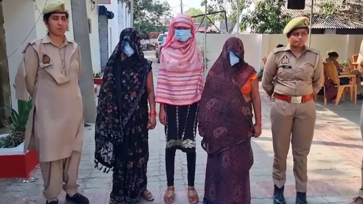 हरदोई से तीन लुटेरी दुल्हन गिरफ्तार