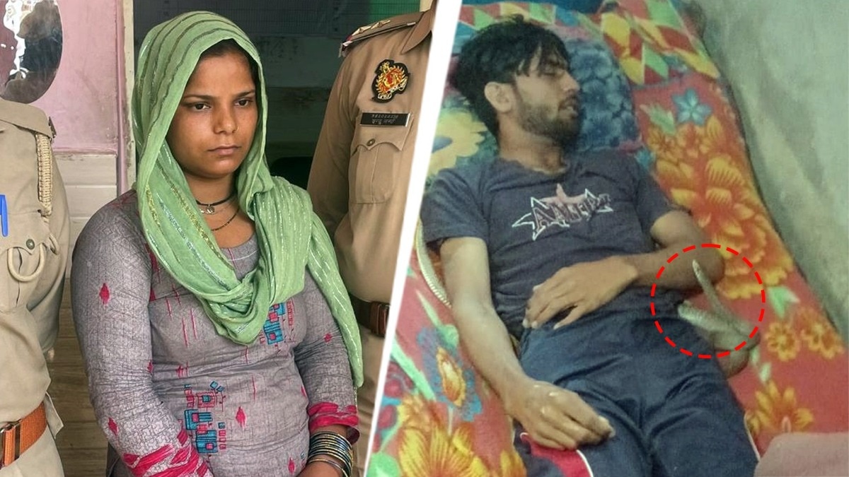 पति को मारने क आरोप में मेरठ की रविता को पुलिस ने गिरफ्तार कर लिया है 