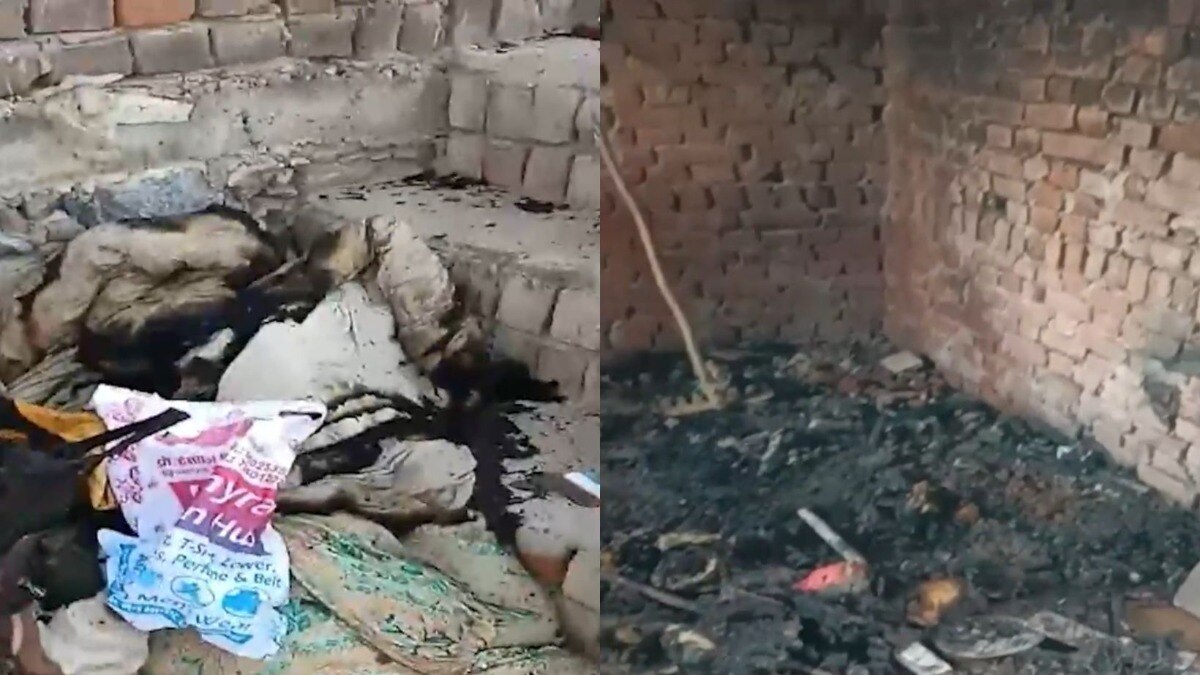 कोटपूतली जिले में कूजोता गांव में लगी आग