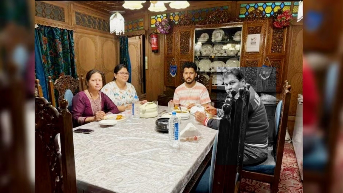 पहलगाम में हमले से एक दिन पहले सुशील के परिवार ने ली तस्वीर.