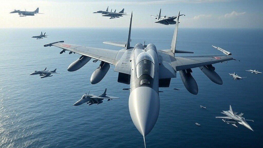 पाकिस्तान के विमानों की भारतीय एयरस्पेस में नो एंट्री (तस्वीर: ग्रोक)