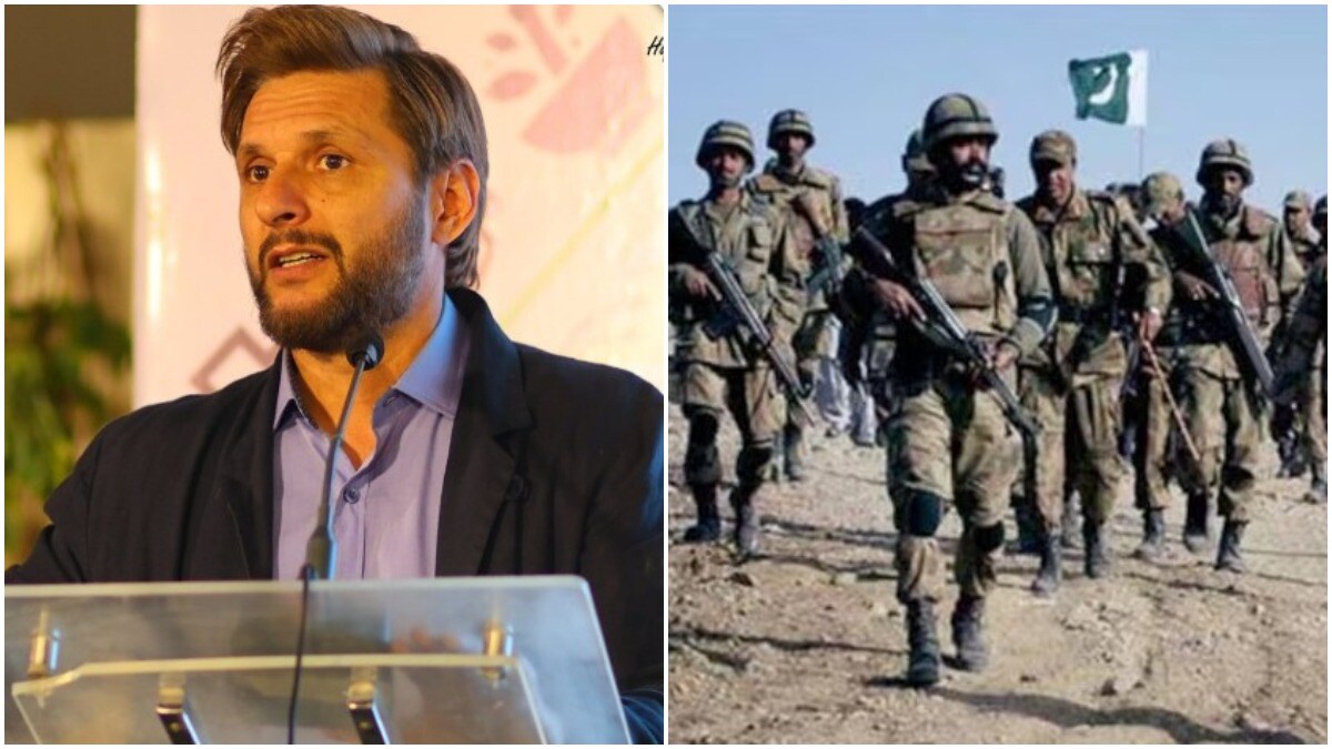 पाकिस्तान के अंदरूनी हालात बिगड़े, शाहिद अफरीदी ने खोली पोल (Image Credit-Shahid Afridi insta and Pakistani Army)