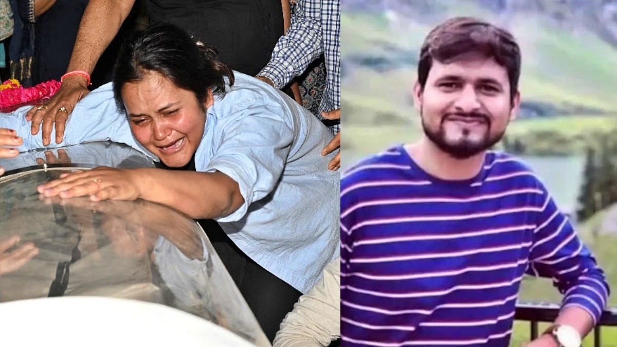 पहलगाम आतंकी हमले में मारे गए शुभम द्विवेदी की पत्नी ऐशन्या