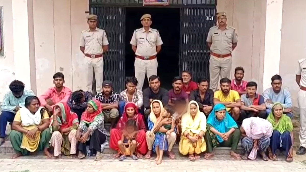 अलवर में मिले बांग्लादेशी घुसपैठिए.
