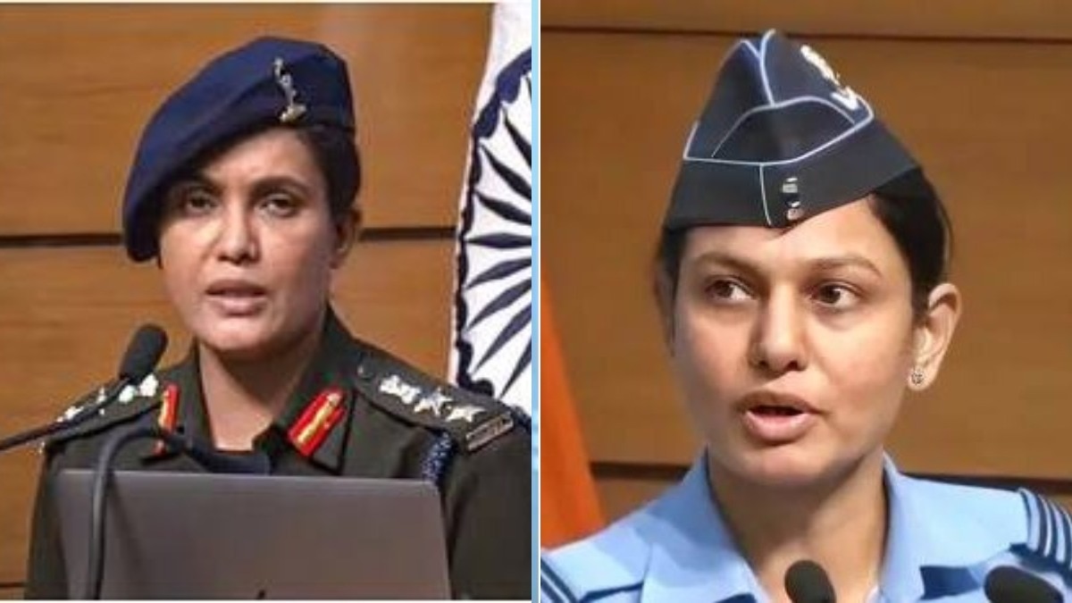 Col Sophia and Wing commander Vyomika