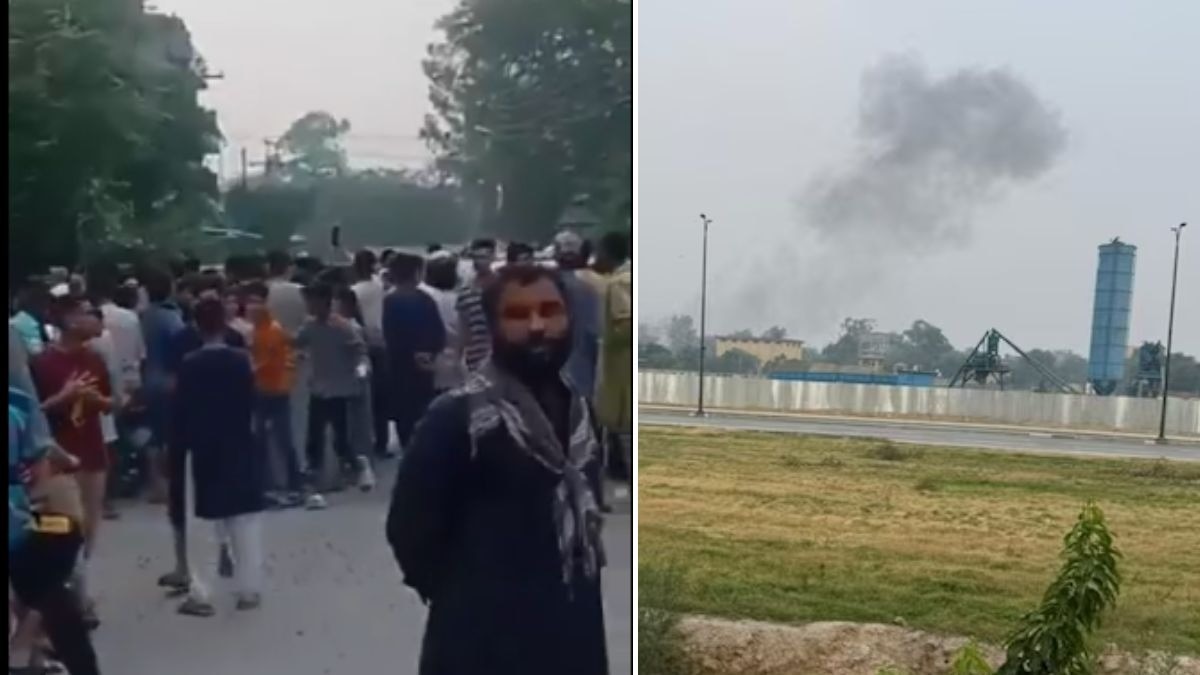 Blasts in Lahore: धमाकों की आवाज, सायरन की गूंज... पाकिस्तान के लाहौर में पैनिक, ब्लास्ट के बाद धुएं का गुबार