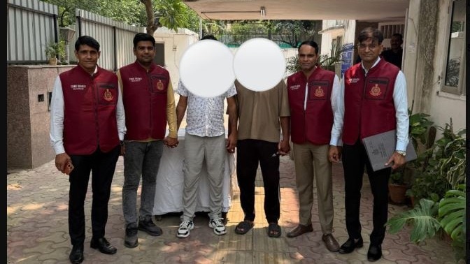 दिल्ली में अपहरण, फिरौती और जमीन कब्जा करने के आरोप में दो लोग गिरफ्तार