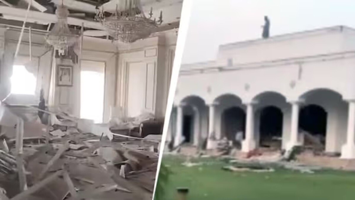 भारत के हमले में रहीम यार खान बेस क्षतिग्रस्त. (वीडियो स्क्रीन ग्रैब)