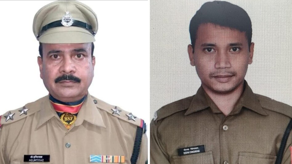 शहीद सब इंस्पेक्टर मोहम्मद इम्तियाज़ और कांस्टेबल दीपक चिंगाखम (फाइल फोटो- बाएं से दाएं)