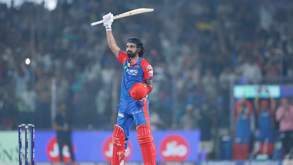 KL Rahul scored a century. (IPL Twitter) KL Rahul scored a century. (IPL Twitter)