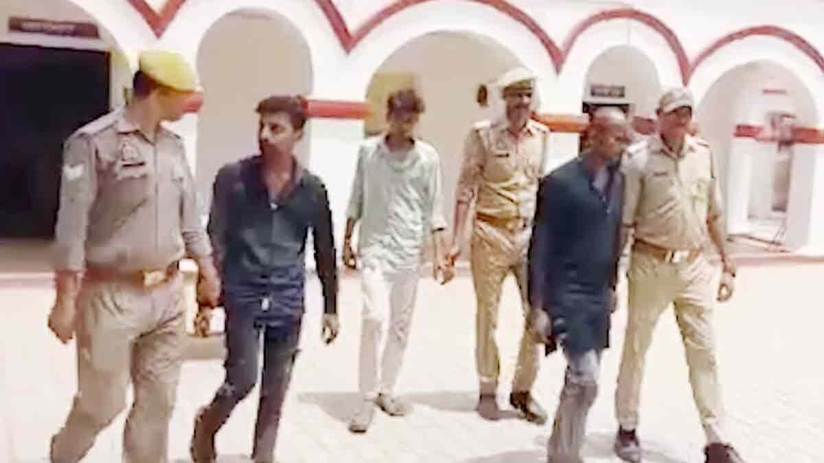 एनकाउंटर के बाद दो बदमाश गिरफ्तार 